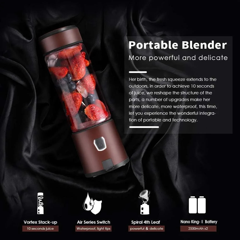 Frullatore portatile PREMIUM IN VETRO